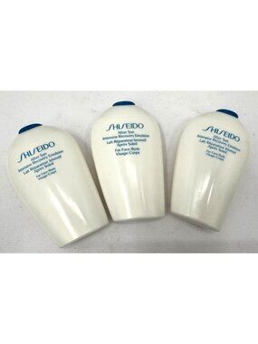 SHISEIDO After Sun Intensive Recovery Emulsion Face Body  5OZ/150ml Set of 3